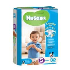 Huggies Junior No:5 Erkek Bebek 32' li