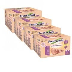 Fresh'n Soft Yenidoğan Bebek Havlusu 12'li Paket 480 Yaprak