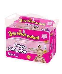 Canbebe Islak Havlu 3'lü Fırsat Paketi 168 Yaprak