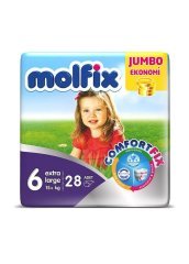 Molfix Comfort Fix Jumbo No:6 Extra Large 28 Adet Bebek Bezi