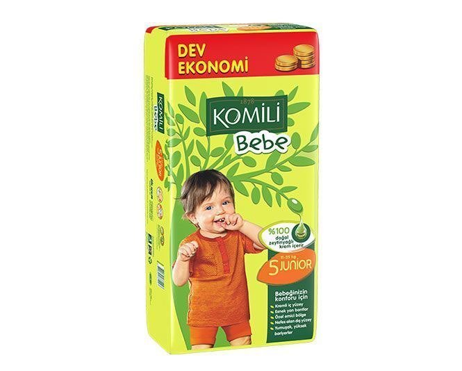 Komili Bebe Dev Ekonomi Junior No:5 Bebek Bezi 48 Adet