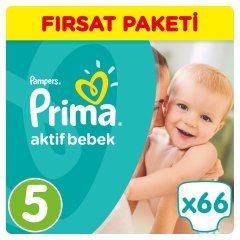 Prima Aktif Bebek 5 Beden Junior Fırsat Paketi 66 Adet