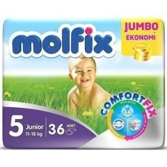 Molfix Jumbo No:5 Junior 36 Adet Bebek Bezi