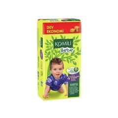 Komili Bebe Dev Ekonomi Maxi Plus No:4+ Bebek Bezi 52 Adet