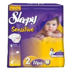 Sleepy Sensitive No:2 Mini 78 Adet Bebek Bezi