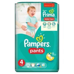 Prima Külot Bebek Bezi Jumbo Paket 4 Beden 52 Adet