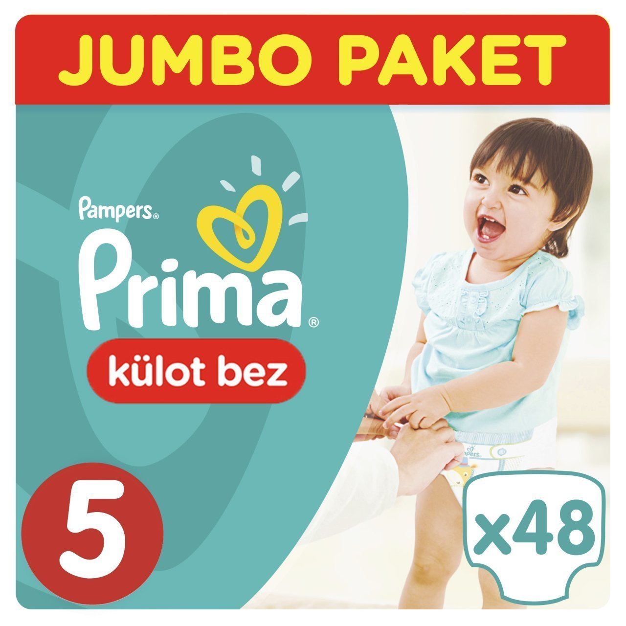 Prima Külot Bebek Bezi Jumbo Paket 5 Beden 48 Adet