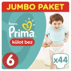 Prima Külot Bebek Bezi Jumbo Paket 6 Beden 44 Adet