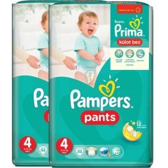 Prima Külot Bebek Bezi Jumbo Paket 4 Beden 104 Adet
