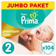 Prima Bebek Bezi Premium Care Jumbo Paket 2 Beden 104 Adet