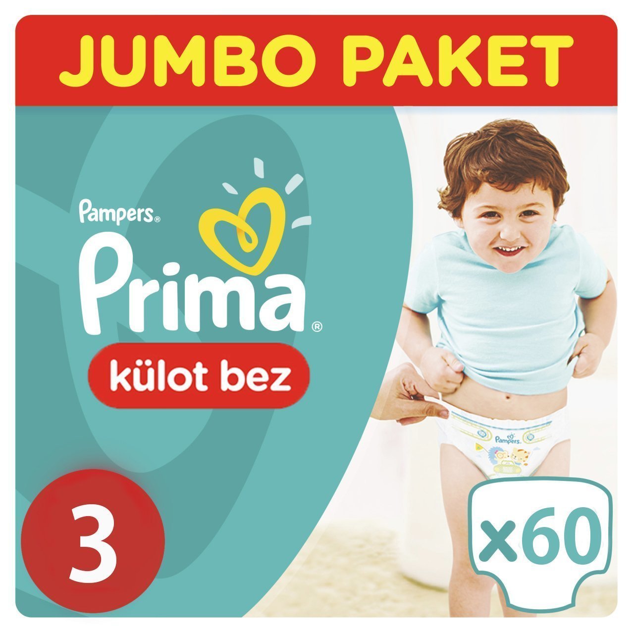 Prima Külot Bebek Bezi Jumbo Paket 3 Beden 60 Adet
