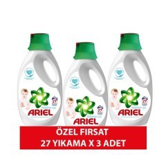 Ariel Bebekler için Sıvı Çamaşır Deterjanı 27 Yıkama x 3 Adet