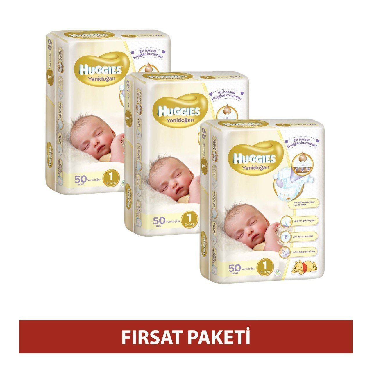 Huggies Bebek Bezi Yenidoğan No:1 150 Adet