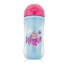 Dr. Brown's 1003 Yalıtımlı Pipetli Bardak 12+ Ay 300 ml Pembe