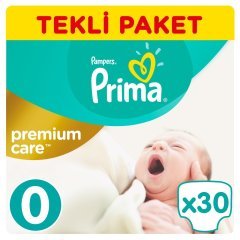 Prima Premium Care Bebek Bezi 0 Numara Prematüre Yenidoğan 30 Adet