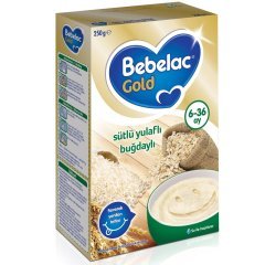 Bebelac Gold Kaşık Maması Sütlü Yulaflı Buğdaylı 250 gr