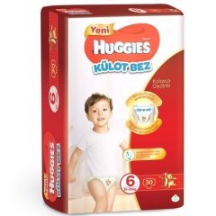 Huggies Külot Bebek Bezi Jumbo Paket 6 Beden 30 Adet