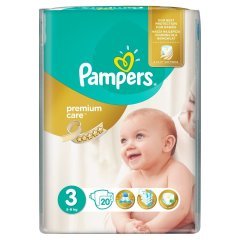 Prima Premium Care Bebek Bezi Tekli Paket 3 Beden 20 Adet