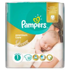 Prima Premium Care Bebek Bezi Tekli Paket 1 Beden 22 Adet