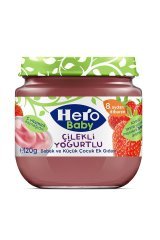 Hero Baby Çilekli Yoğurtlu Çoçuk Ek Gıdası 8+ Ay 120 g