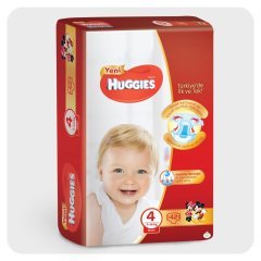Huggies Bebek Bezi Jumbo Paket 4 Beden 42 Adet