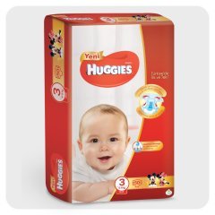 Huggies Bebek Bezi Jumbo Paket 3 Beden 50 Adet