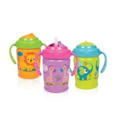 Bebedor 9506 Zoo İlk Pipetli Alıştırma Bardağı 9+ Ay Mor