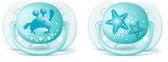 Philips Avent SCF226/20 Ultra Soft Desenli Emzik 0-6 ay Mavi