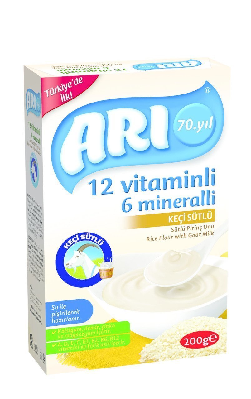 Arı Mama Keçi Sütlü Pirinç Unlu 200 gr