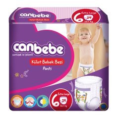 Canbebe Külot Bebek Bezi 6 Beden 24 Adet