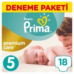 Prima Premium Care 5 Beden Junior 18 Adet Bebek Bezi