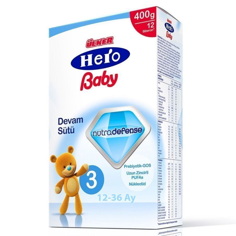 Hero Baby Nutradefense 3 Devam Sütü 400 gr