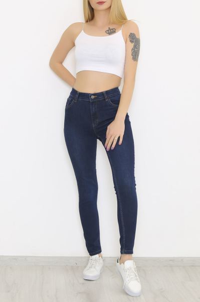 Dar Paça Kot Pantolon Koyumavi - 8830.1361.