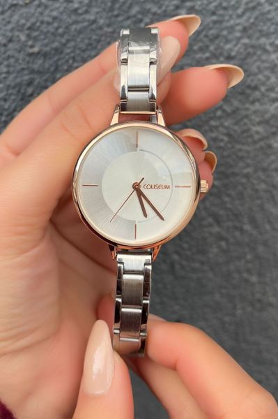 Hasır Kordon Saat Gümüşbronz - 7785.841.