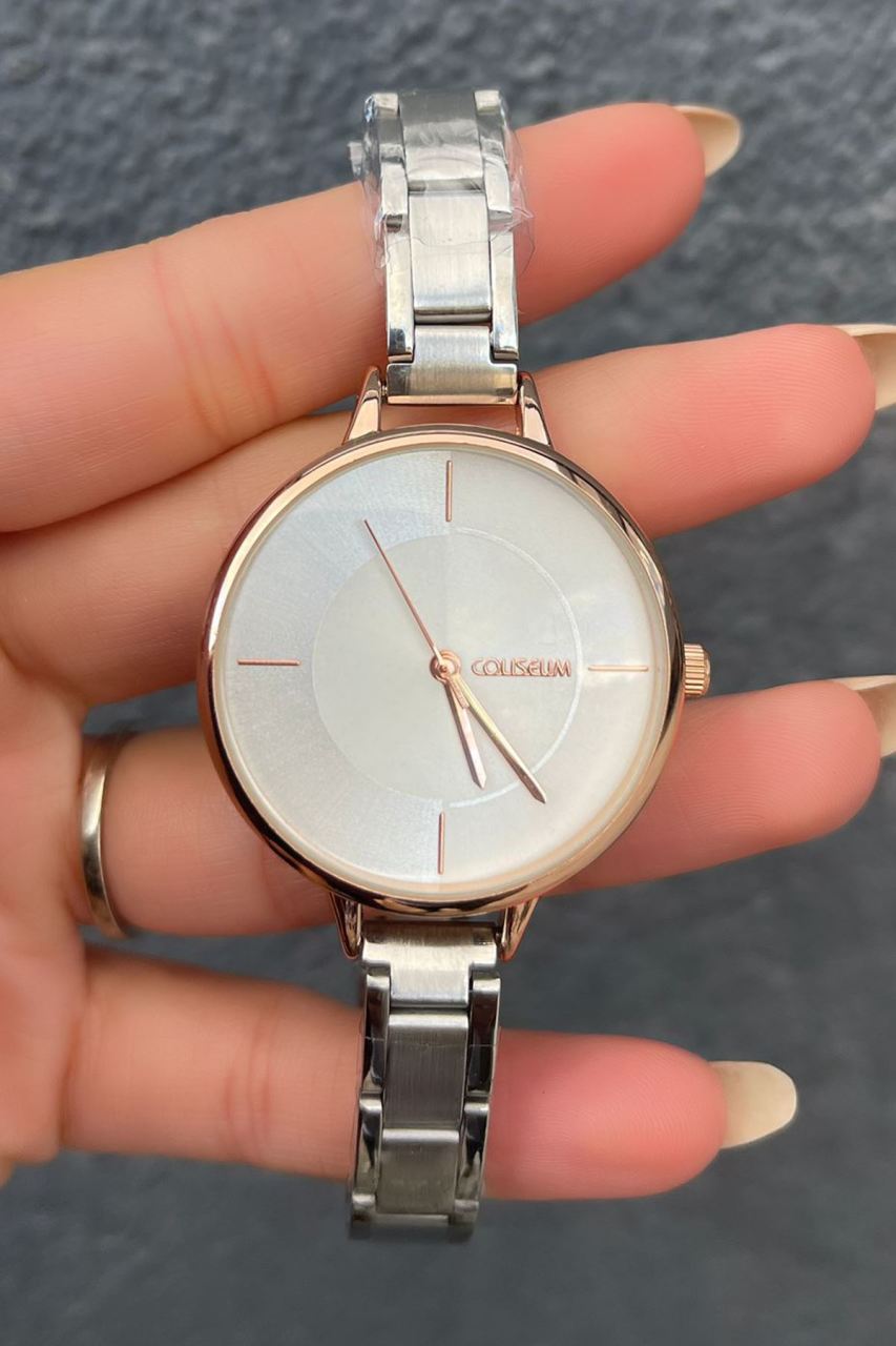 Hasır Kordon Saat Gümüşbronz - 7785.841.