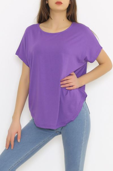 Viskon Yarasa Bluz Mor - 1631.1095.