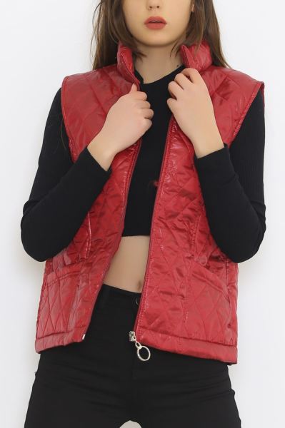 Kapitone Yelek Bordo - 8795.107.
