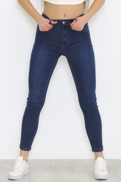 Dar Paça Kot Pantolon Lacivert - 8758.1361.