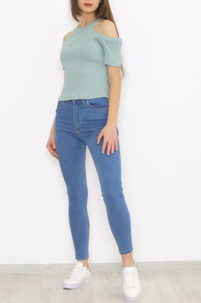 Omuz Dekolteli Body Mint - 8775.316.