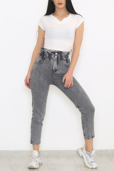 Beli Lastikli Kot Pantolon Karyıkama - 8753.1361.