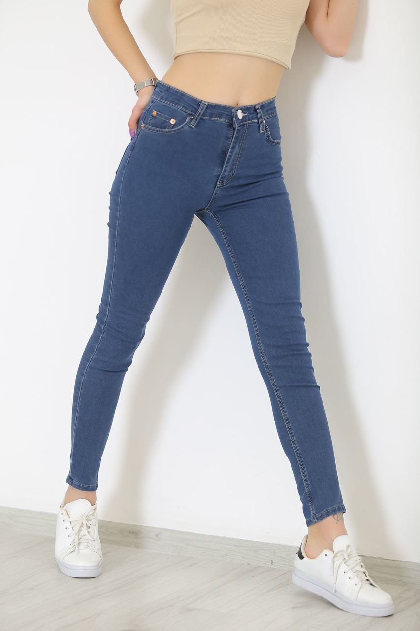Dar Paça Kot Pantolon Koyumavi - 8758.1361.