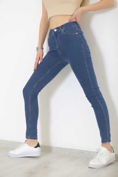 Dar Paça Kot Pantolon Koyumavi - 8758.1361.