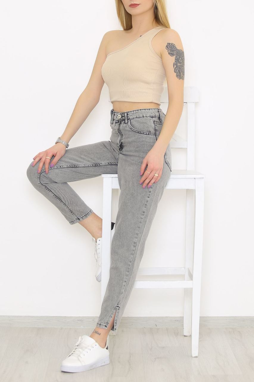 Paça Yırtmaçlı Kot Pantolon Karyıkama - 8754.1361.