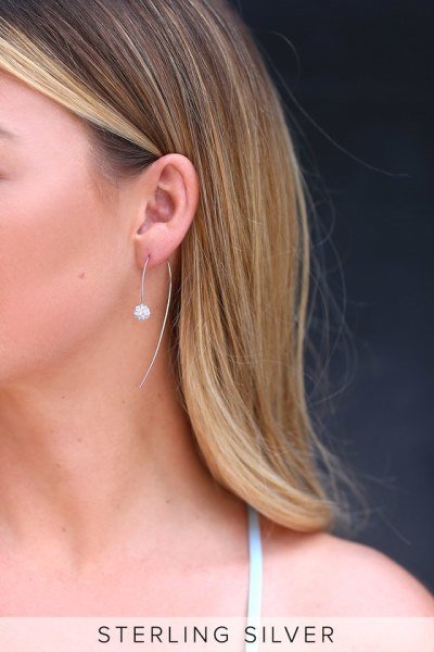 Addilyn Rose Gold Hoop Earrings