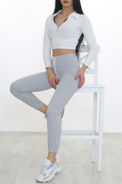 Cepsiz Eşofman Altı Gri - 8575.692.