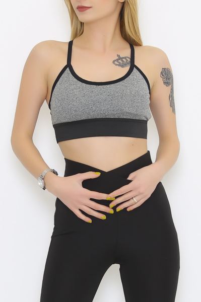 İp Askılı Sporcu Büstiyer Açıkfüme - 9021.125.