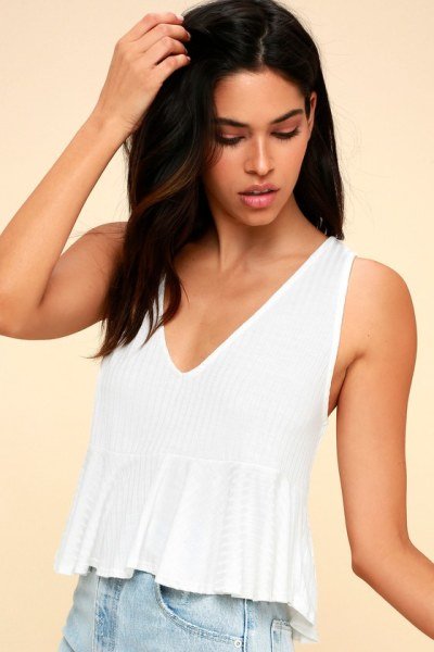 Lillet Peach Acrylic Half Circle Earrings