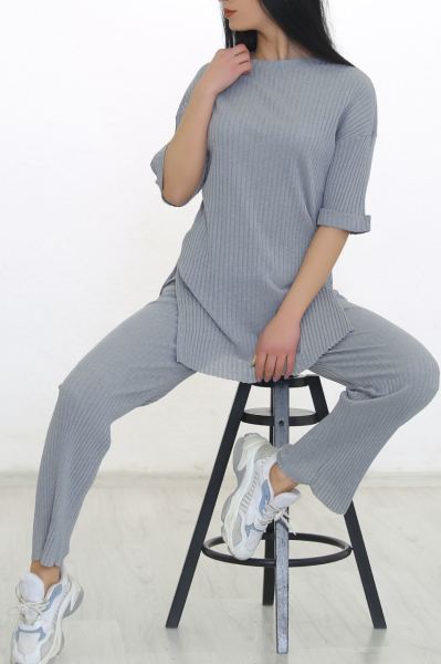Fitilli Takım Gri - 8622.1567.