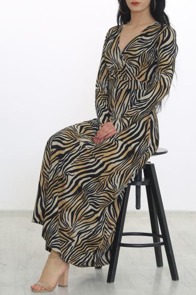 Çiçekli Elbise Leozebra - 4987.716.
