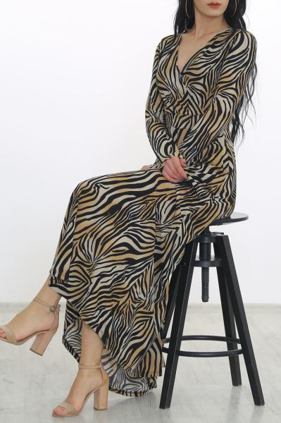 Çiçekli Elbise Leozebra - 4987.716.